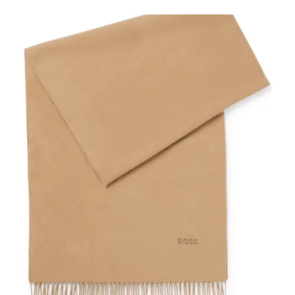 Hugo BOSS Men's Woolen Scarf Raner